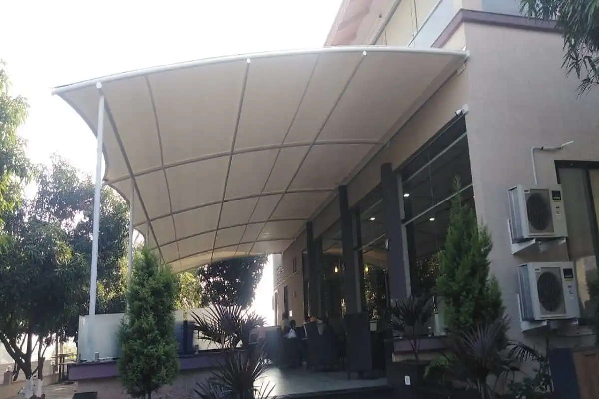 Applications Premium Tensile Structure image of for Hotel Entrance