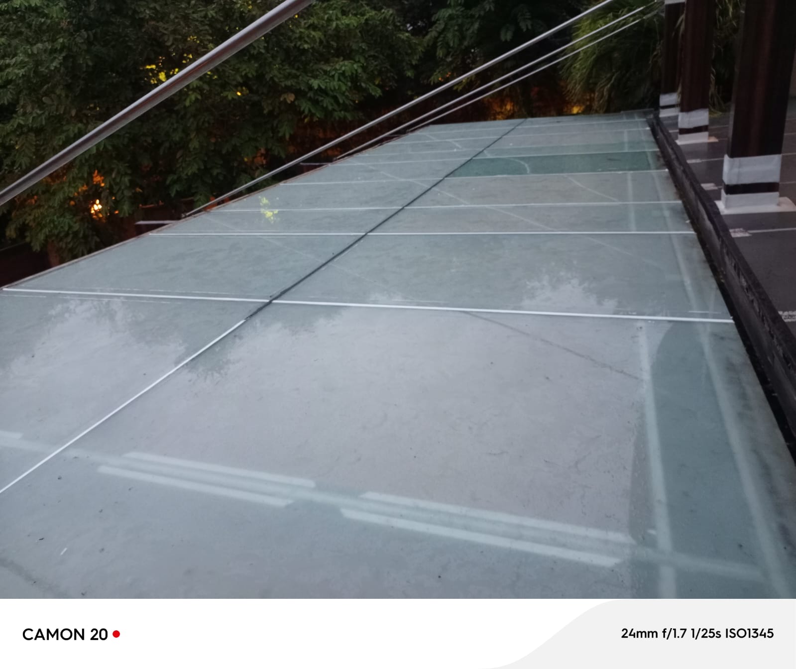 Applications Modern Glass roof for commercial building
