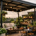 Modern Metal Sheet roof for Roof top