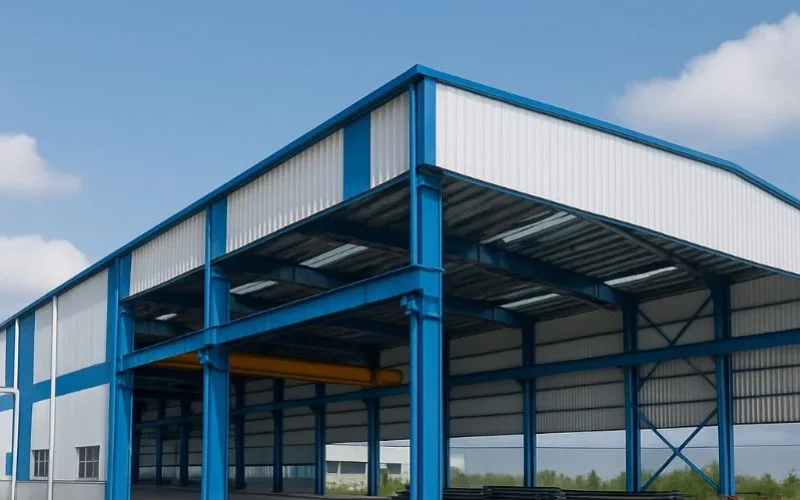 Home homepage gallery image of Pre-Engineered-BuildingPEB-structure-image-for-industrial-workshop