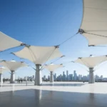services homepage icon image of Umbrealla structured modern tensile for public walkways