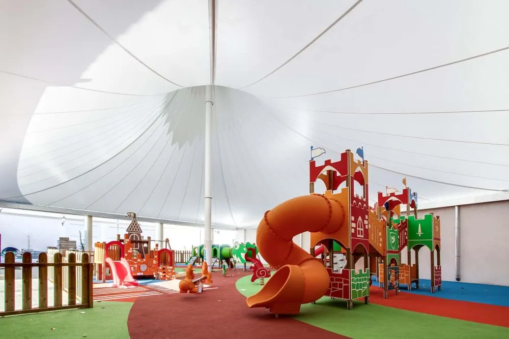 Applications Outdoor Tensile Structure for a big Play area image